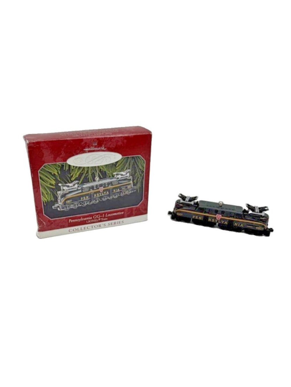 1998 Hallmark Keepsake Lionel Pennsylvania GG-1 Locomotive Train #3 Railroad